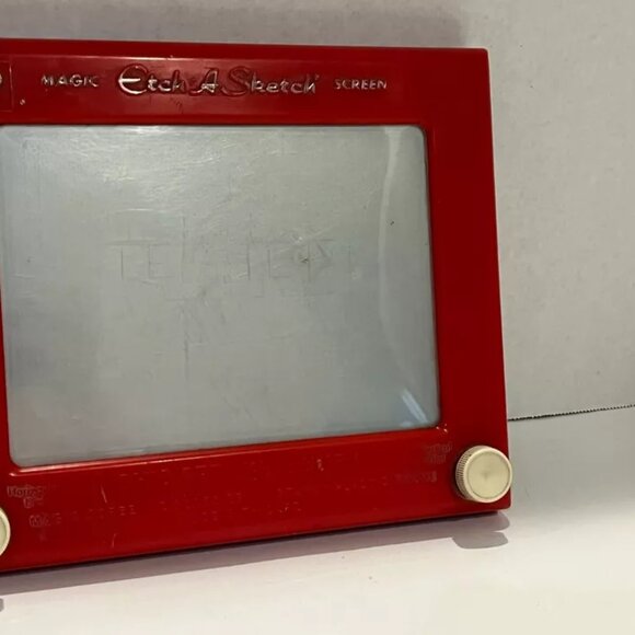 Vintage Etch A Sketch Screen #505 Ohio Art Classic Heavy Use Tested - Picture 3 of 5